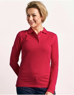 P-4605-Womens Heavy Polo Long Sleeve 2